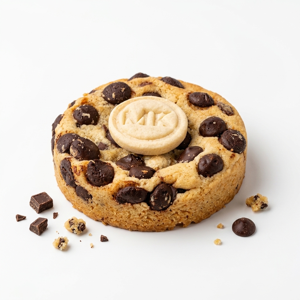 MyKoekie chunky Chocolate Chip Cookie with a soft gooey centre